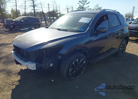 2016 Mazda Cx-5 Grand Touring из США, поврежденный, VIN JM3KE4DY9G0727995